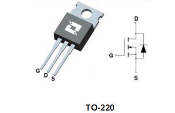 DWP320N15，兼容IRFB5615,IRFB4615，150V/33A NMOS，TO220封裝