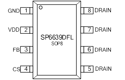SP6639DFL+SP6519F，30WPD多口充電器方案，內(nèi)置功率平衡，內(nèi)置MOS，SOP8封裝