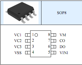 CSC5113，3 節(jié)鋰電池保護 IC