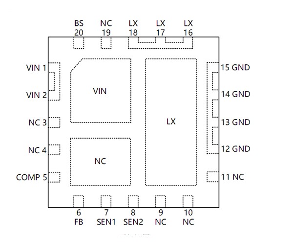 耐壓40V，5V4.8A車充方案，SP1229HN ，效率高達(dá)93%，內(nèi)置MOS